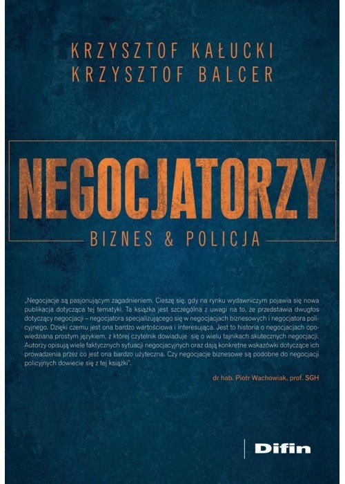 Negocjatorzy. Biznes i policja