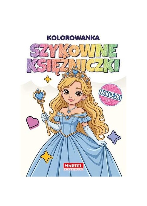 Tęczowa kolorowanka Szykowne księżniczki