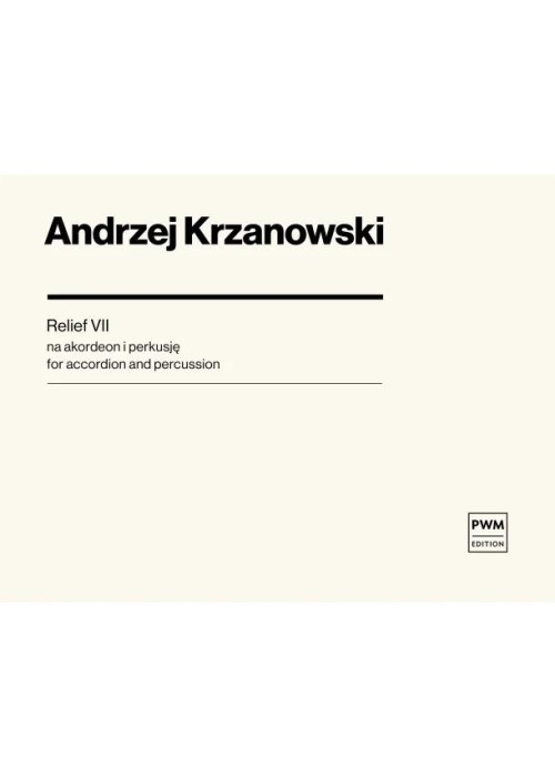 Relief VII na akordeon i perkusję