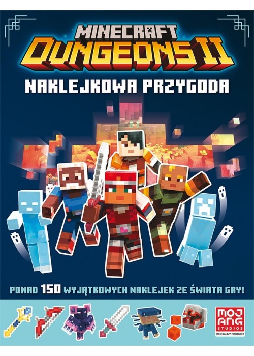 Minecraft Dungeons II. Naklejkowa przygoda