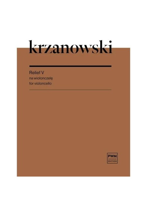Relief V na wiolonczelę solo