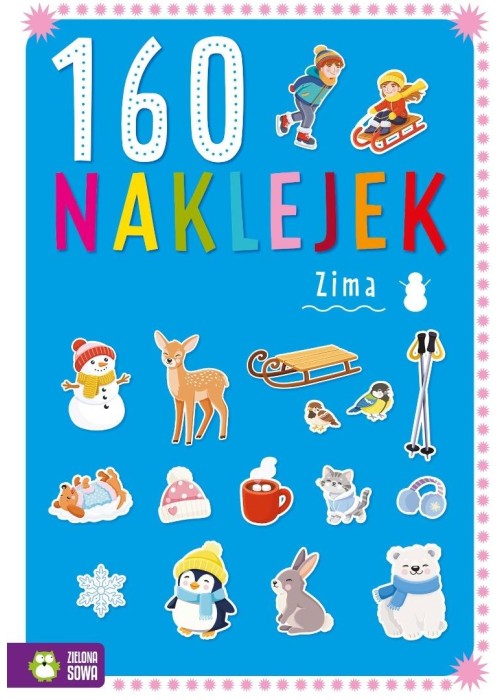 160 naklejek. Zima
