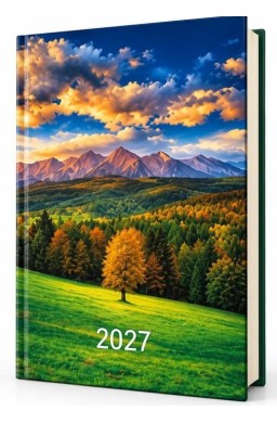Kalendarz 2027 A5 dzienny Drzewo
