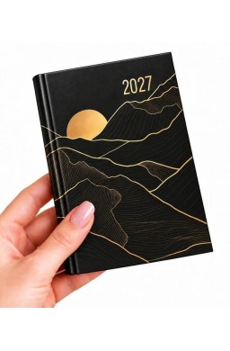 Kalendarz 2027 A6 Tygodniowy Kieszonkowy Góry