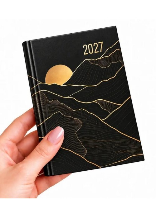 Kalendarz 2027 A6 Tygodniowy Kieszonkowy Góry