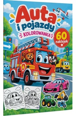 Auta i pojazdy. Kolorowanka