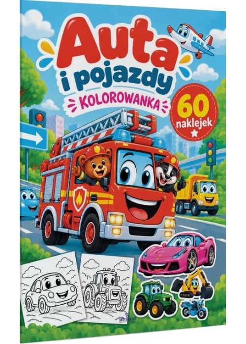 Auta i pojazdy. Kolorowanka