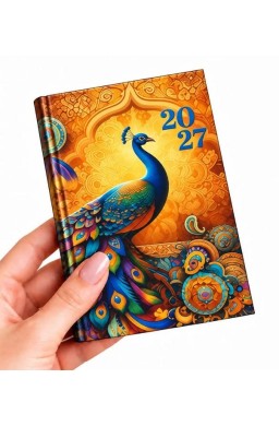 Kalendarz 2027 A6 Tygodniowy Kieszonkowy Paw