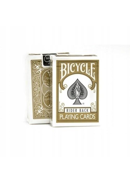 Karty Bicycle Rider Back Gold