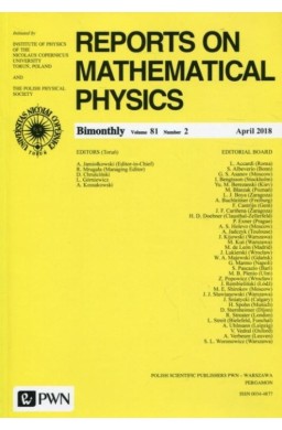 Reports on Mathematical Physics 81/2