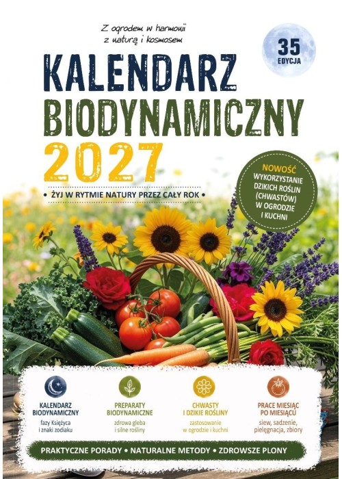 Kalendarz 2027 biodynamiczny książkowy