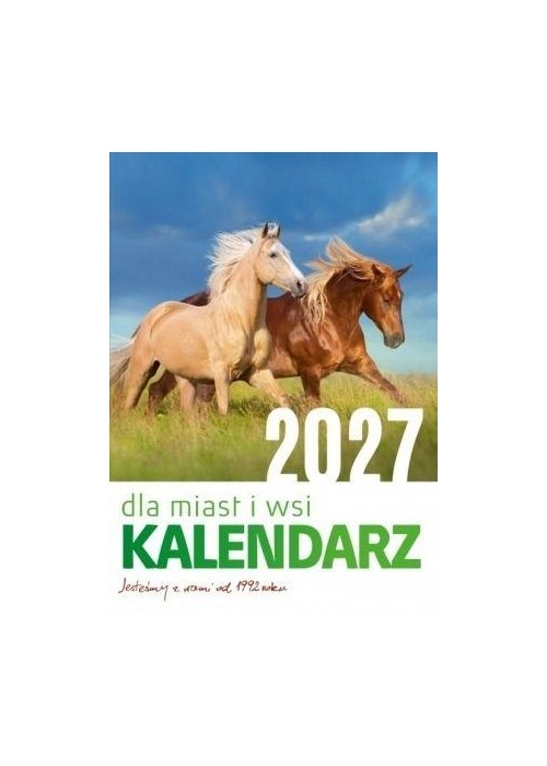 Kalendarz 2027 dla Miasta i Wsi