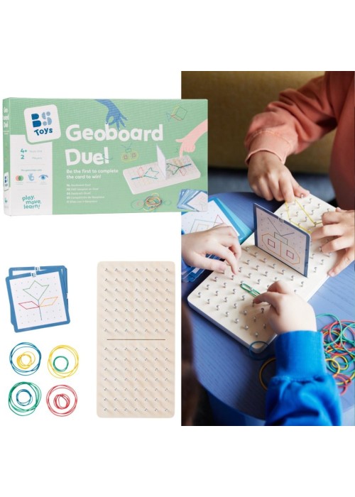 BS Toys, Gra edukacyjna Geoplan, wyścig na plansz