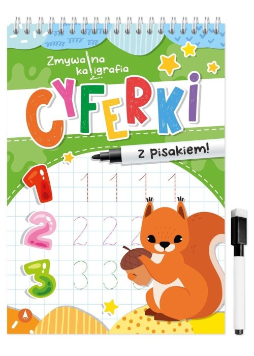 Zmywalna kaligrafia. Cyferk