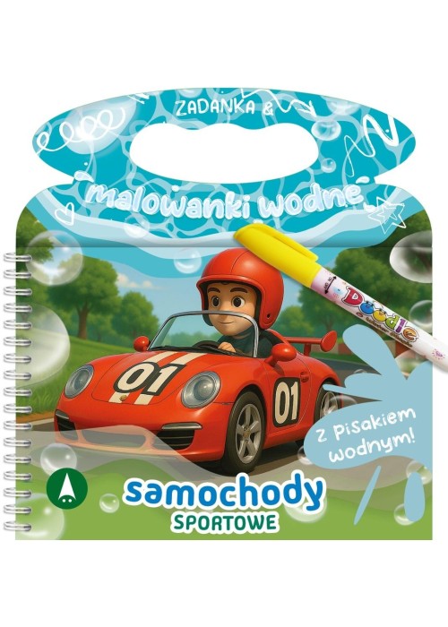 Zadanka & malowanki wodne. Samochody sportowe