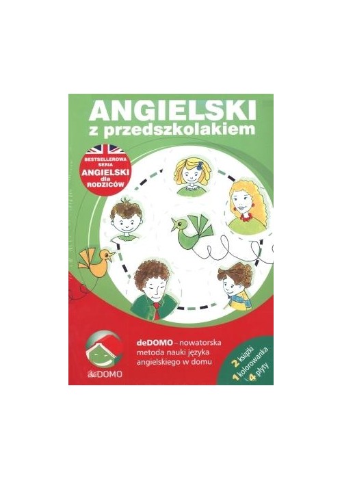 Angielski z przedszkolakiem. Pakiet książki + 4 CD