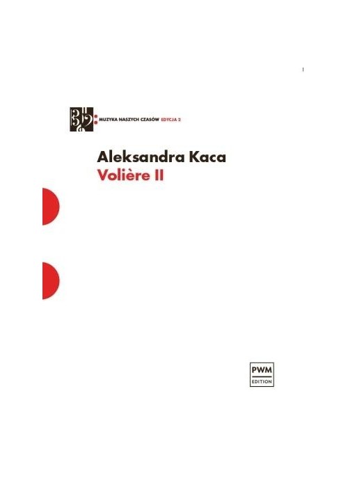 Voliere II na klarnet, wiolonczelę i kontrabas
