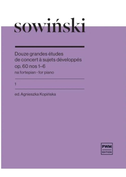 Grandes etudes de concert op. 60 z.1