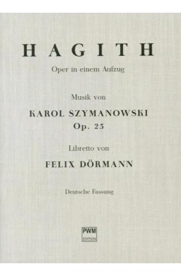 Hagith Oper in einem Aufzug, Deutsche Fassung