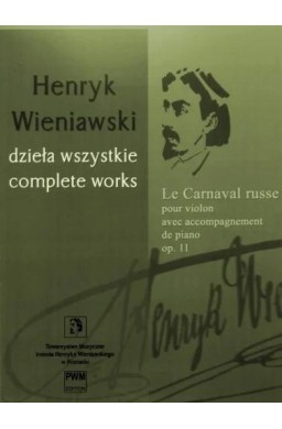 Le Carnaval russe na skrzypce i fortepian op. 11