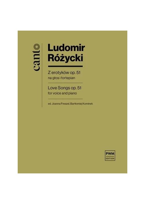 Z erotyków op. 51 na głos z fortepianem