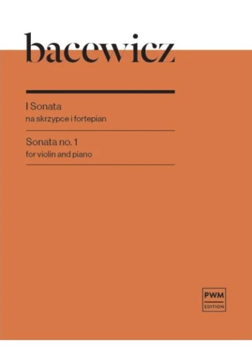 I Sonata na skrzypce i fortepian