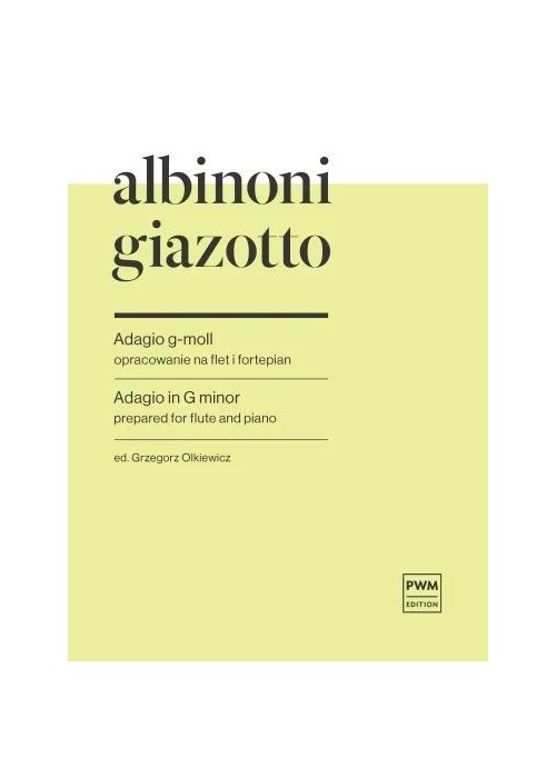 Adagio g-moll na flet i fortepian