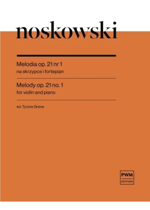 Melodia na skrzypce i fortepian, op. 21 nr 1