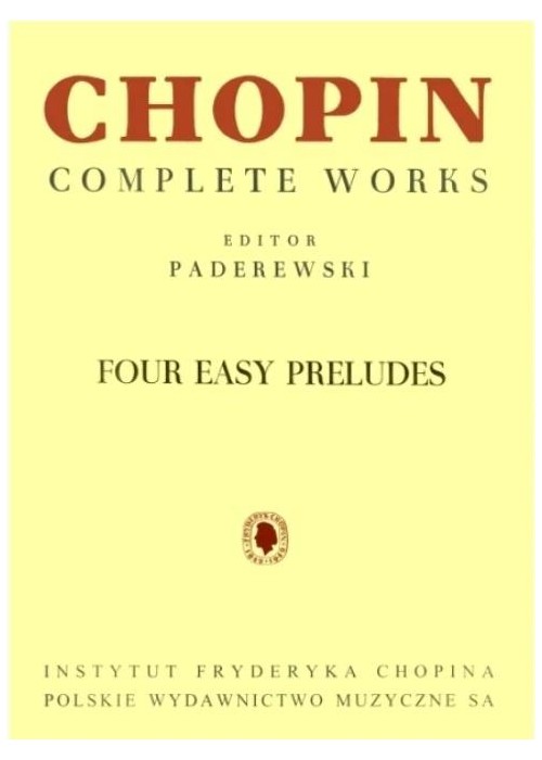 Cztery łatwe preludia z op. 28, CWS