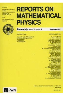 Reports on Mathematical Physics 79/1