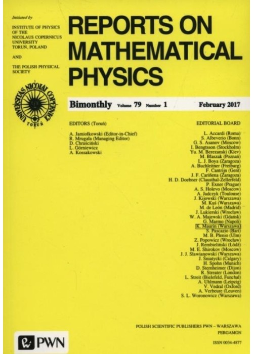 Reports on Mathematical Physics 79/1
