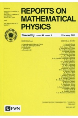 Reports on Mathematical Physics 81/1
