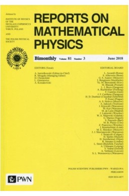 Reports on Mathematical Physics 81/3