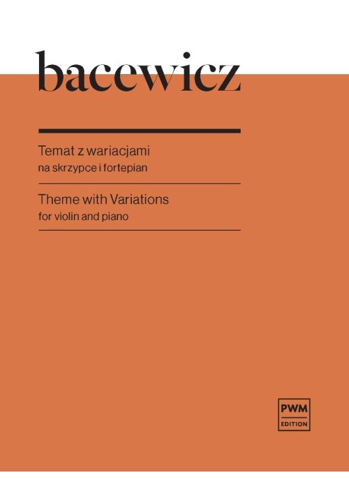 Temat z wariacjami na skrzypce i fortepian