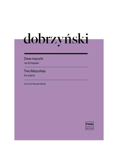 Dwa mazurki na fortepian