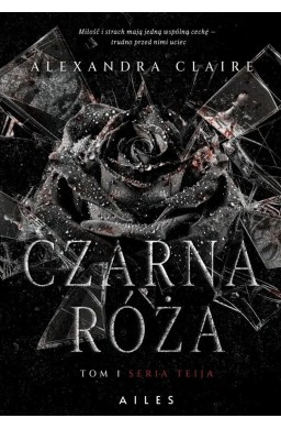 Teija T.1 Czarna róża (barwione brzegi)