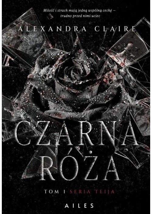 Teija T.1 Czarna róża (barwione brzegi)