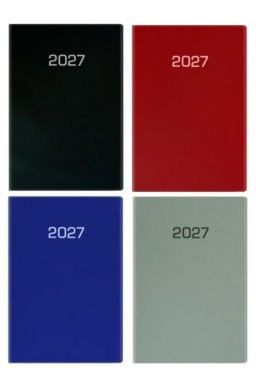 Kalendarz 2027 A7 Kieszonkowy PCV MIX