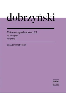 Theme original varie op. 22