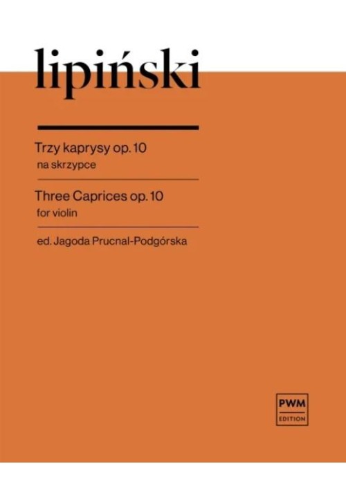 Trzy kaprysy op. 10 na skrzypce