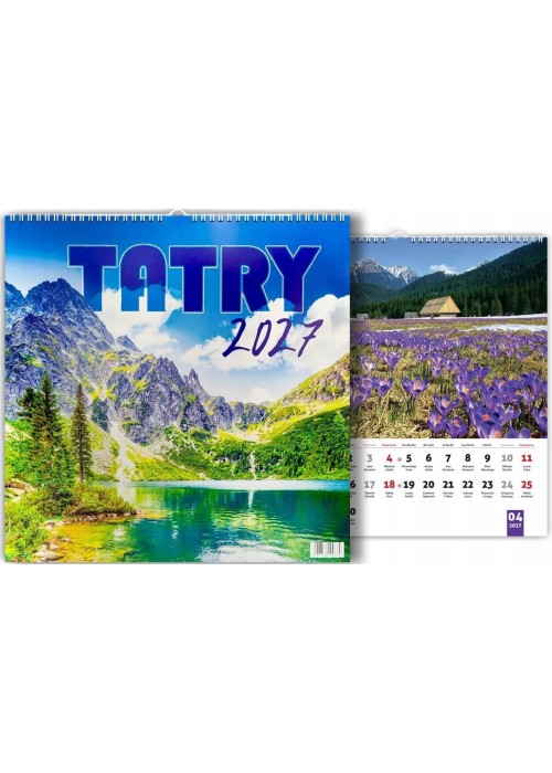 Kalendarz 2027 wieloplanszowy Tatry