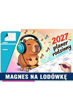 Kalendarz 2027 magnetyczny Kapibara