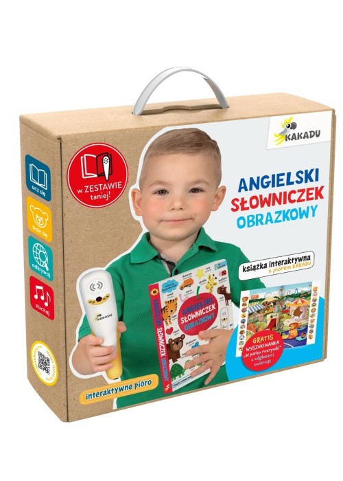 "Angielski słowniczek obrazkowy" Mówiąca książka..