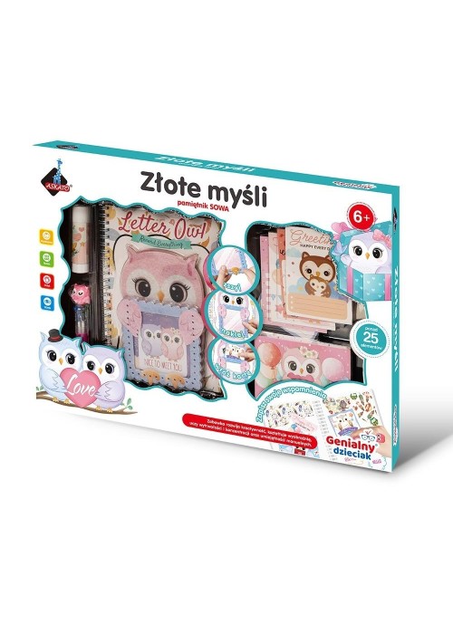 Genialny Dzieciak. Złote myśli pamiętnik - Sowa