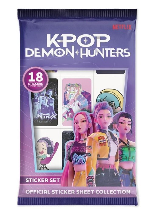 K-Pop Demon Hunter saszetka z mini naklejkami