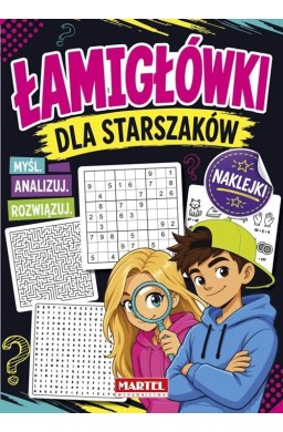 Łamigłówki dla starszaków z naklejkami