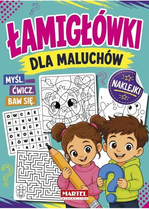 Łamigłówki dla maluchów z naklejkami