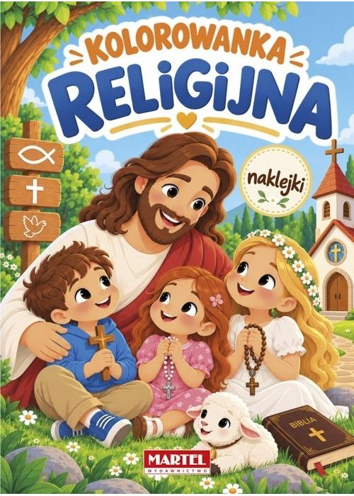 Kolorowanka Religijna z naklejkami