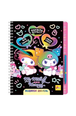 My melody i kuromi sketchbook scratch reveal