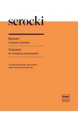 Koncert na puzon i orkiestrę wyciąg fortepianowy